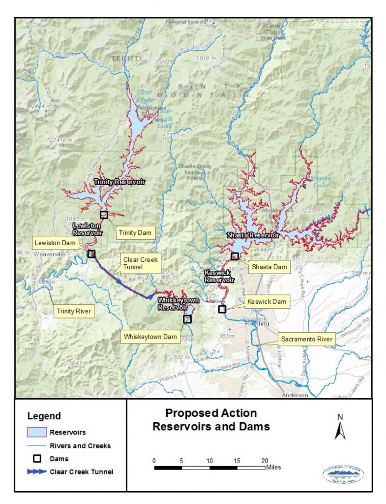Figure 1. Shasta-Trinity Division of Central Valley Project